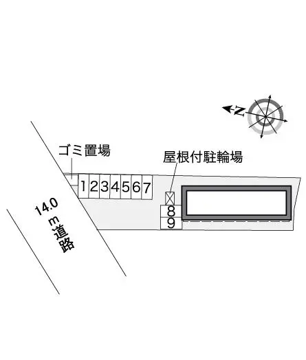 ★手数料０円★高知市一宮中町１丁目 月極駐車場